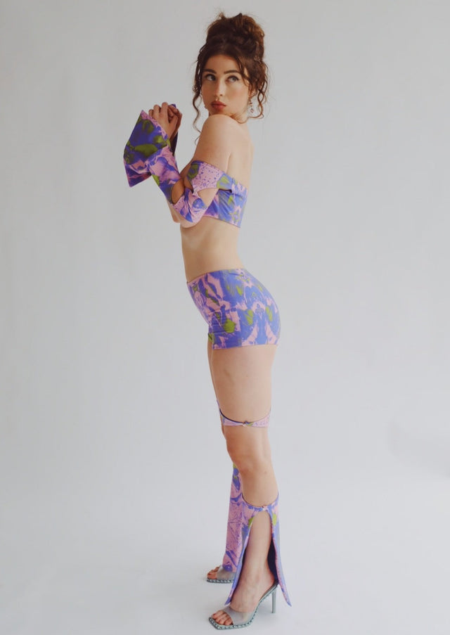 Purple Monarch Lycra Pants
