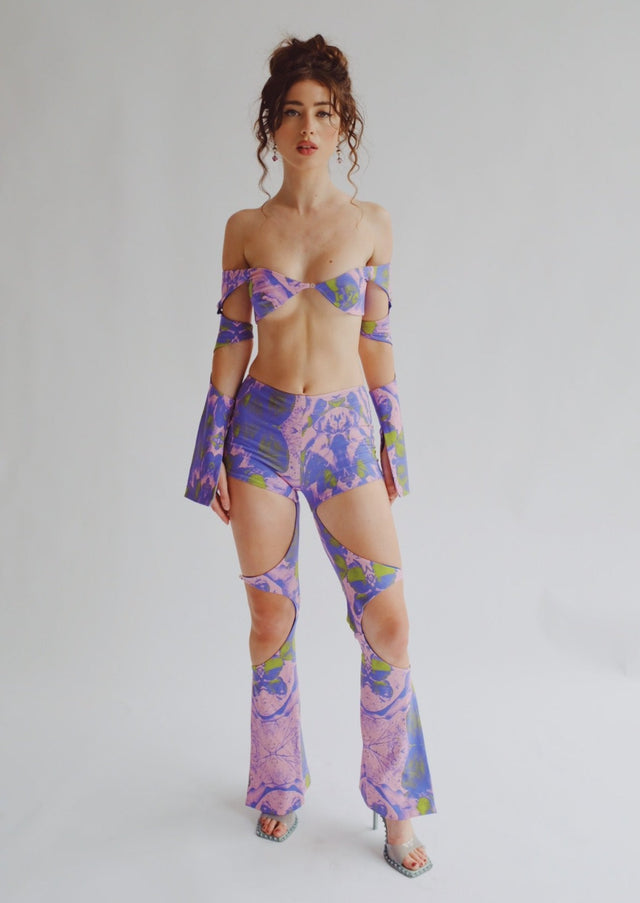 Purple Monarch Lycra Pants