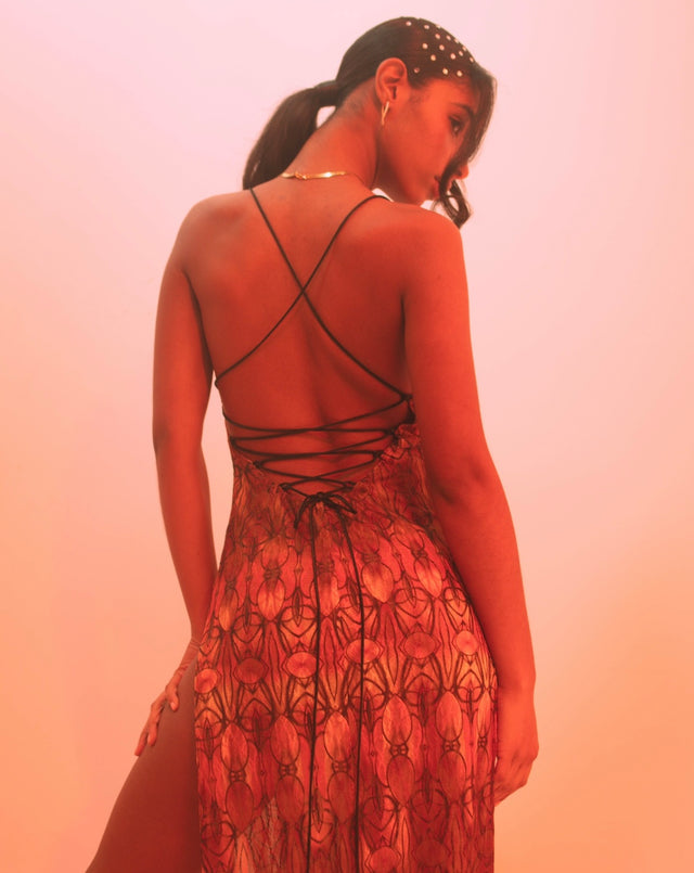 Drusilla Stretch Lace Maxi Dress
